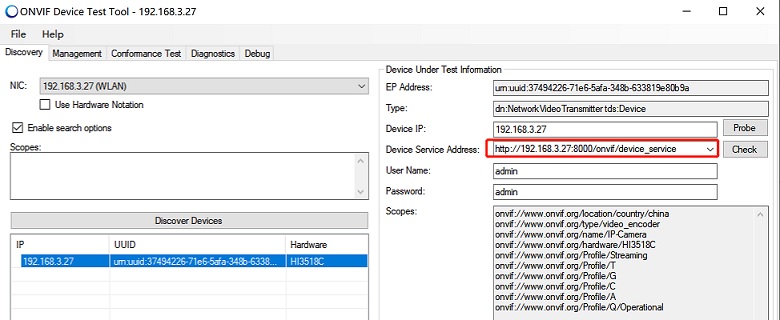 onvif test tool